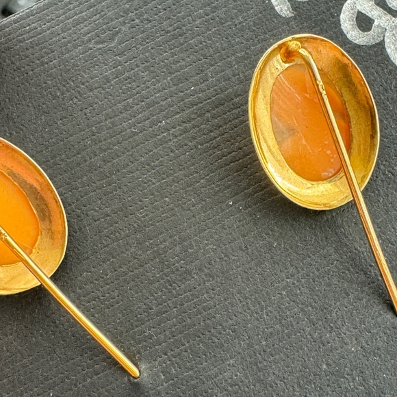 ✨ SOLD ✨ 10K solid gold cameo antique stick pin cute LOT - Picture 7 of 11